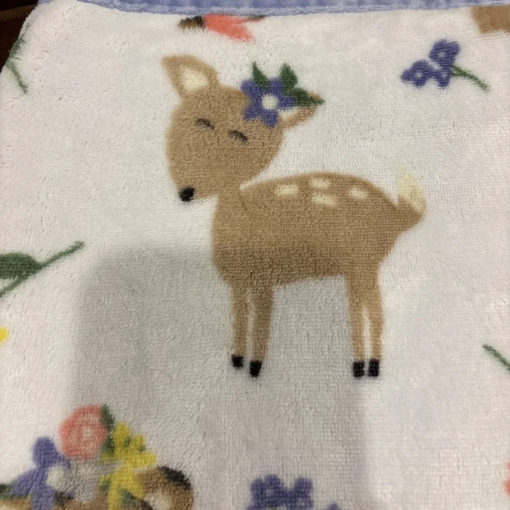Bass Pro Shops Deer Bear Fox Owl Baby‎ Blanket 30